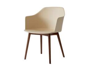 Židle Rely HW76 s područkami, walnut/beige sand