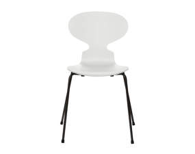 Židle Ant 3101 lacquered, white / black