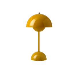 Přenosná stolní lampa Flowerpot VP9, mustard