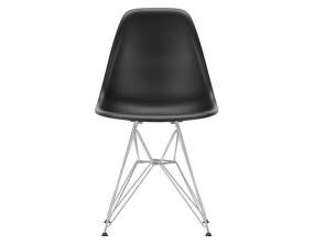 Židle Eames DSR RE, deep black/chrome