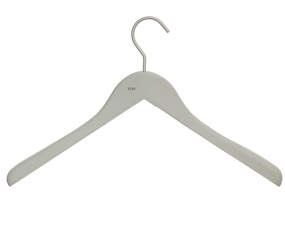Ramínka Soft Coat Hanger Wide Grey, set 4ks