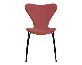 Židle Series 7, přední čalounění, paradise orange / black