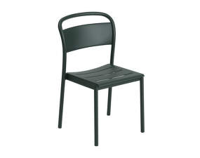 Židle Linear Steel Side Chair, dark green