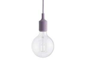Závěsná LED lampa E27, dusty lilac