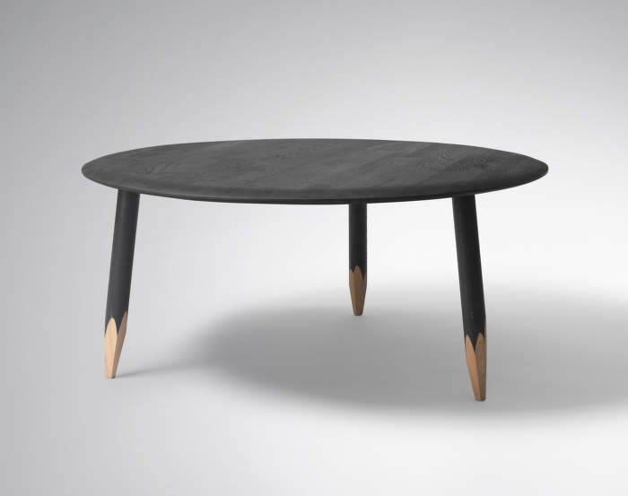 Hoof Lounge Table - černý