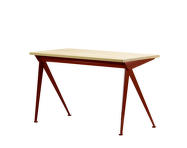 Stůl Compas Direction, solid natural oak top table/Japanese red base