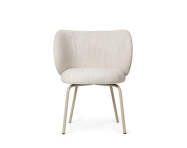 Jídelní židle Rico Bouclé, off-white/cashmere