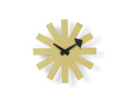Hodiny Asterisk Clock, brass