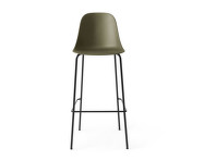 Barová židle Harbour Side Chair 73 cm, olive/black steel