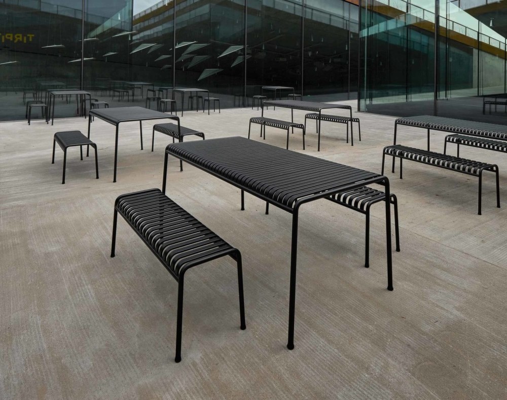 Hay PALISSADE BENCH - anthracite 00