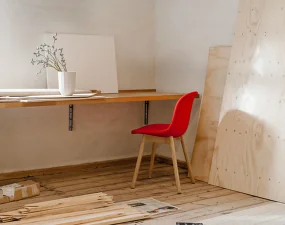 Ex-display židle Neu 13 Lacquered Solid Oak, cream white