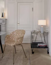 Stolní lampa Gravity large, white marble
