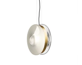 Závěsná lampa Orbital, white/silver