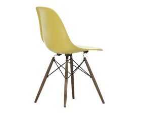 Židle Eames Fiberglass DSW, ochre light/dark maple