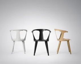 Židle In Between SK1, black lacquered oak