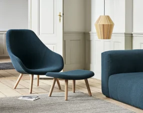 Křeslo AAL 92 Matt Lacquered Solid Oak, Steelcut Trio 133