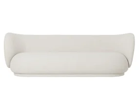Sofa Rico bouclé, 4–seater, off-white