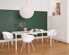 Židle AAC 26 White Powder Coated Steel, white
