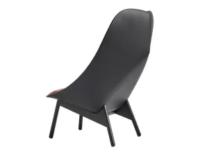 Křeslo Uchiwa Quilt, black solid oak, Olavi 12/Sierra SI1001