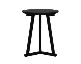 Odkládací stolek Tripod, black oak