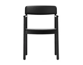 Ex-display čalouněná židle Timb s područkami, black / ultra leather - Black
