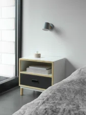 Nástěnná lampa Rise Hardwired, black