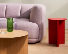 Stolek Slit Wood high, candyred