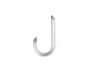 Věšáky Curve Mini Hooks – set 2 ks, matt silver