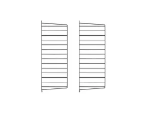 Nástěnný panel String Wall 75 x 30, 2 ks, black
