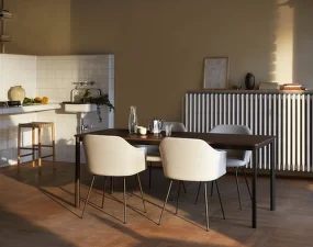 Židle Rely HW35 s područkami, black/Hallingdal 103