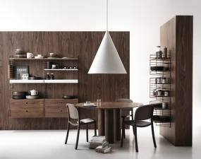 Nástěnný panel String Wall 50 x 30, brown