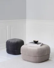 Pouf Circus large, grey
