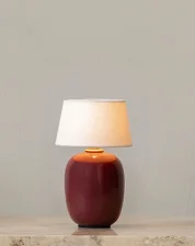 Přenosná lampa Torso, ruby