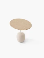 Konferenční stolek Lato LN9, oak/crema diva marble