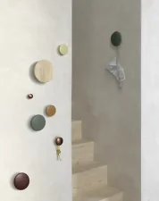 Sada věšáků The Dots, off-white