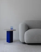 Sklenice Stripe Glass, blue stripes