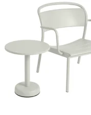 Křeslo Linear Steel Lounge Armchair, grey