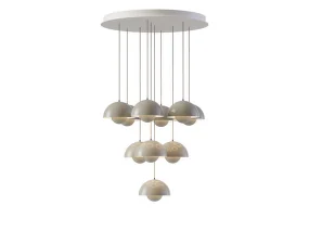 Lustr Flowerpot VP10 10, grey beige