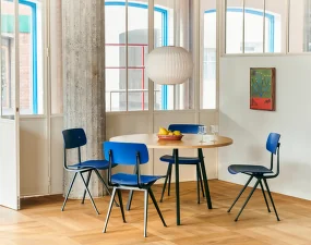 Jídelní stůl Loop Stand Table Round Ø120, oak/black