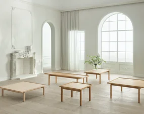 Konferenční stolek Elton 96 x 96 cm, oiled oak