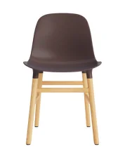 Židle Form, brown/oak