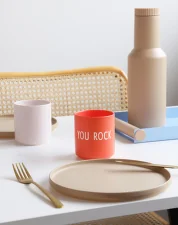 Hrnek Favourite s nápisem You Rock, terracotta