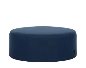 Pouf Folk Wide, evening blue