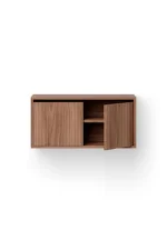 Závěsná skříňka Cabinet Low w. Doors, walnut