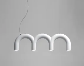 Závěsné svítidlo Arch Triplette, white