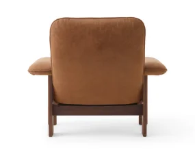 Křeslo Brasilia Lounge Chair, Dunes camel/walnut