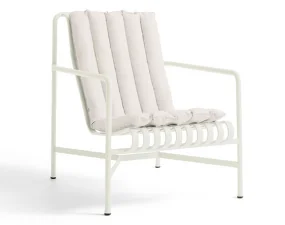 Textilní podsedák Palissade Lounge Chair High Soft Quilted Cushion, cream white