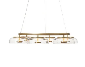 Závěsné svítidlo Blossi 6, nordic gold