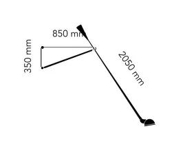 Nástěnná lampa 265, black
