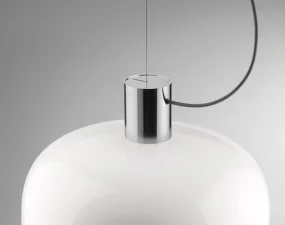 Závěsné svítidlo Bellhop Glass S2, bright aluminum